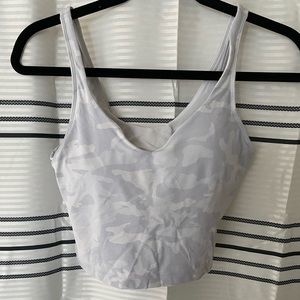 Lululemon Camo Align Crop Tank Size 6